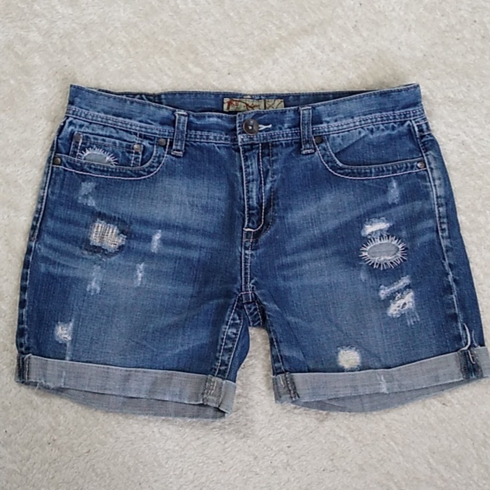 BKE Shorts Size 30 Distressed Sloan